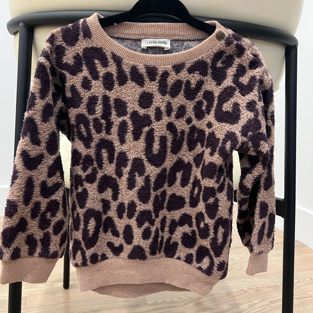 +1 in the family girls sweater 24 months